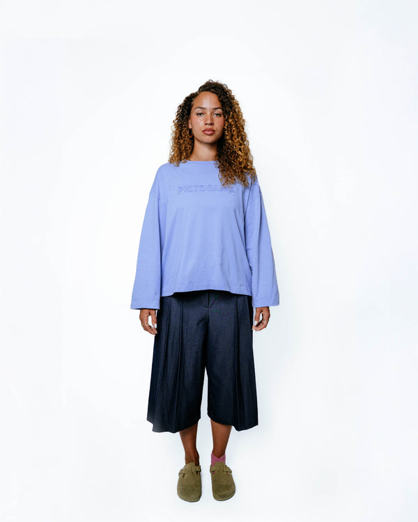 "Patch" Longsleeve - Ocean Blue