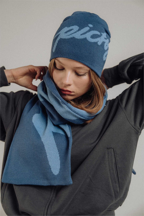 PG Wavy Beanie - Polar Blue