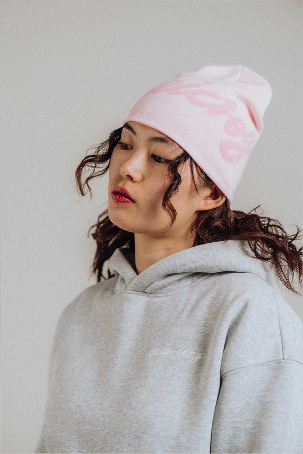 PG Wavy Beanie - Frosty Rose