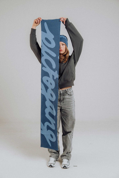 PG Wavy Scarf - Polar Blue