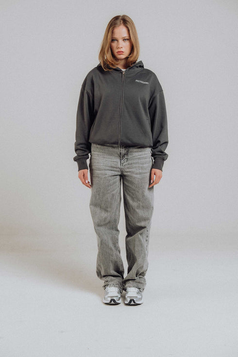 PG Zip Hoodie - Arctic Grey
