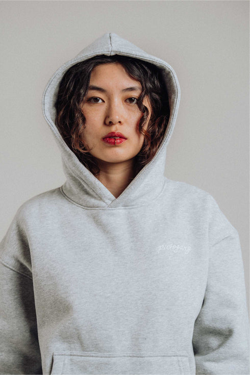 PG Wavy Hoodie - Heather Grey