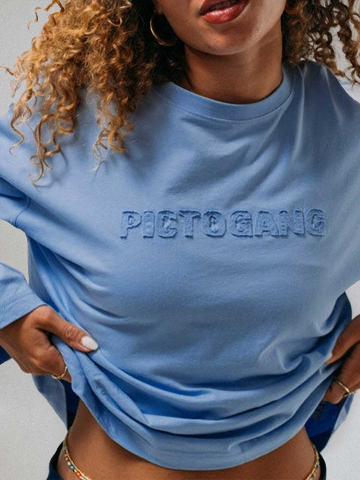 "Patch" Longsleeve - Ocean Blue